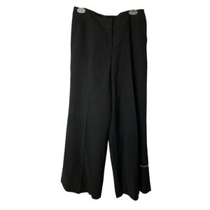 Lafayette 148 wide leg black pants women's size 6